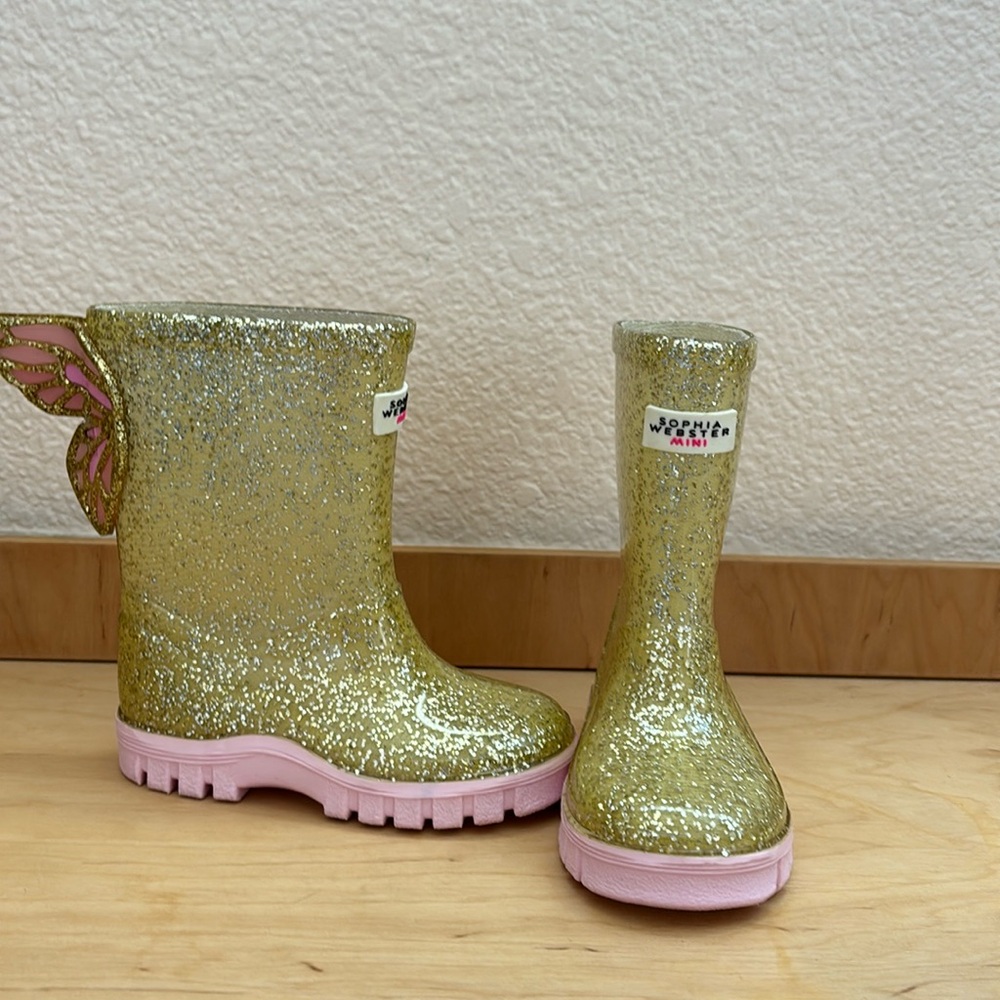 Toddler Sophia Webster mini rainboots